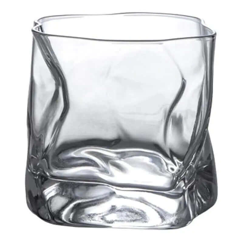 Luxury Cocktail Glasses With Ridges And Golden Trimming, Nauradika of London, drinking glass, Drinkware, glass, glasses, Glassware, Other Glass, Patterned Cocktail Glasses, small glasses, solid glasses, whiskey glasses