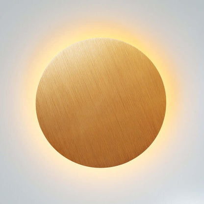 Wall Lamp: Modern Copper Round