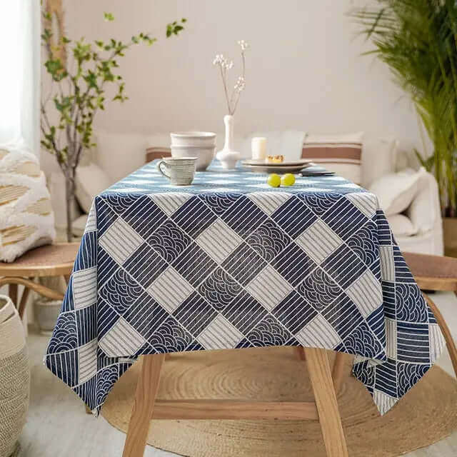 Japanese Style Linen Tablecloth