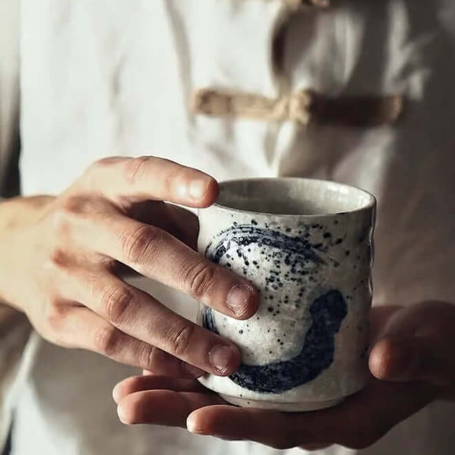 Set of 2 Korean Traditional Ceramic Tea Cups, Nauradika of London, autopostr_pinterest_51712, cup, cups, Korean tea cups, mug, mugs, tea cup, tea mug, traditional tea cup