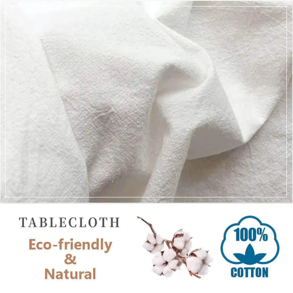 Nordic Cotton Linen Tablecloth (140cm x 240 cm), Nauradika of London, home ware, Homeware, kitchen, Tablecloths