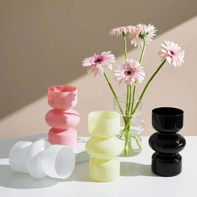 Nordic Glass Vases in a variety of colours, Nauradika of London, autopostr_pinterest_51712, decor, Decorations, Decorative Accessories, gift, glass vase, Home Decor, modern glass vase, modern vase, vase, Vases