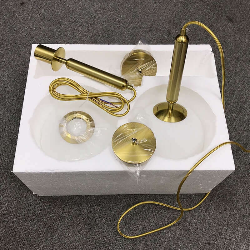 Modern Gold Glass Ball Pendant, Nauradika of London, gold pendant, light, lights, modern pendant, pendant