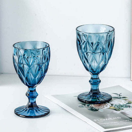 Wine Glasses with Color