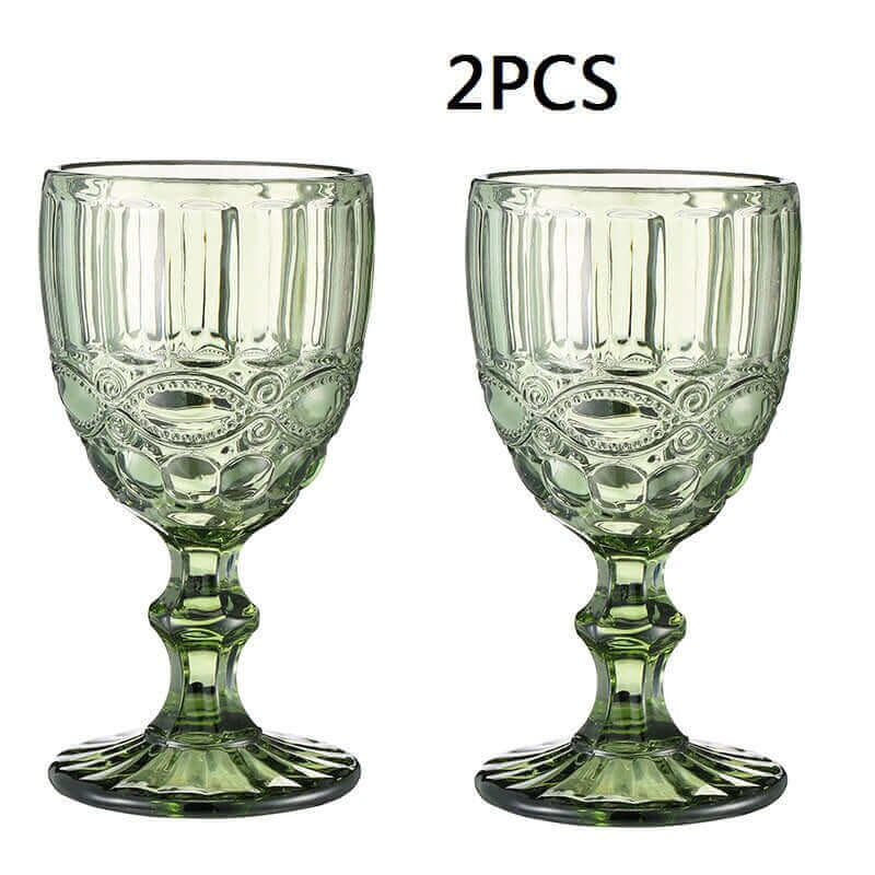 Wine Glasses with Color