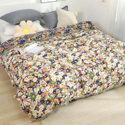 Contemporary Cotton Bedspread (200x230cm), Nauradika of London, 14days, bedspread, blanket, Blankets, cotton, soft furnishing, Throws