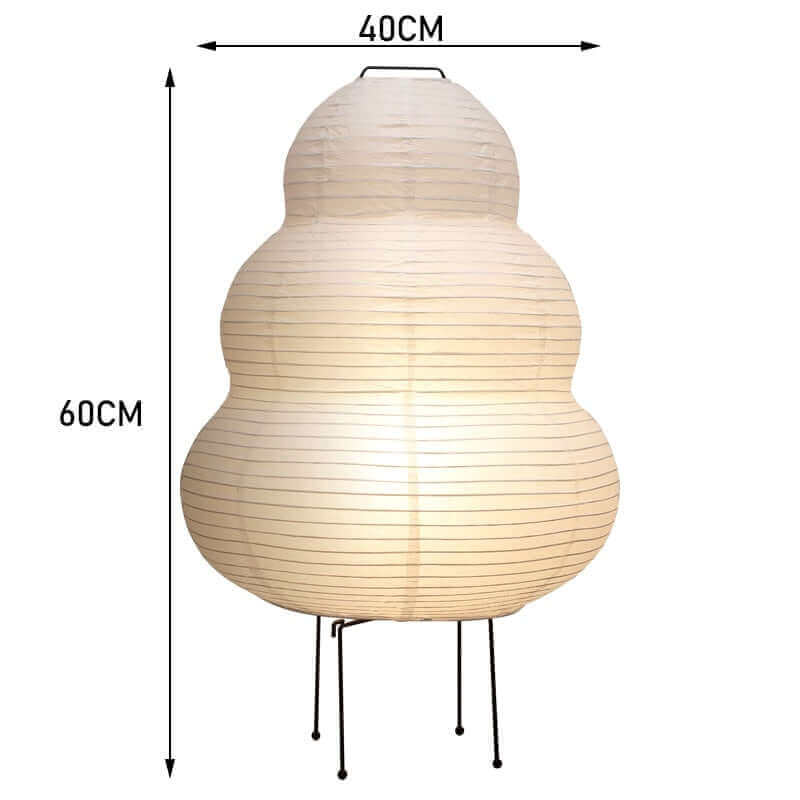 Japanese White Rice Paper Table Lamp