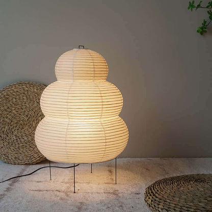 Japanese White Rice Paper Table Lamp, Nauradika of London, japanese table lamp, lamp, lighting, rice paper lamp, table lamp