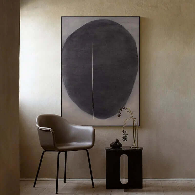 Find Tranquility with "The Egg" Hand Painted Abstract Painting On Canvas